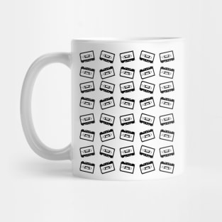 Retro Audio Cassette Pattern Mug